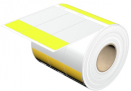Polyethylen Kabelmarkierer, beschriftbar, (B x H) 33.5 x 93.1 mm, max. Bündel-Ø 21.7 mm, gelb, 1774410000