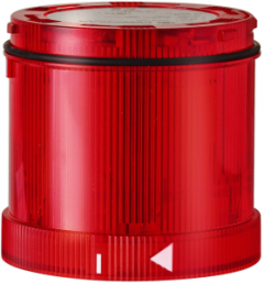 Xenon-Blitzlichtelement, Ø 70 mm, rot, 24 VDC, IP65