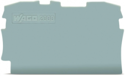 Abschluss-/Zwischenplatte für Reihenklemme, 2000-1291