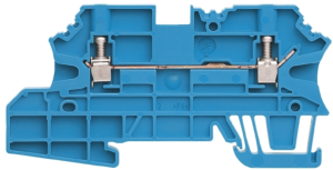 Trenn- und Messtrenn Reihenklemme, Schraubanschluss, 0,5-2,5 mm², 20 A, 8 kV, blau, 1270070000