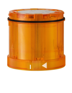 Dauerlicht, Ø 70 mm, gelb, 24 V AC/DC, IP65