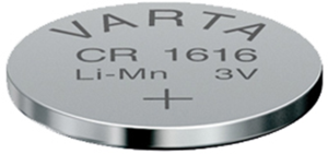 Lithium-Knopfzelle, CR1616, 3 V, 55 mAh