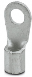 Unisolierter Ringkabelschuh, 2,6-6,0 mm², AWG 14 bis 10, 4.3 mm, M4, metall