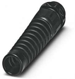 Kabelverschraubung mit Knickschutz, M12, 16 mm, Klemmbereich 3 bis 7 mm, IP68/IP69, schwarz, 1415177