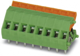 Leiterplattenklemme, 1-polig, RM 5.08 mm, 0,2-2,5 mm², 16 A, Federklemmanschluss, grün, 1706714