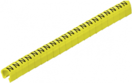 PVC Kabelmarkierer, Aufdruck "0", (B x H) 3 x 6 mm, max. Bündel-Ø 5 mm, gelb, 0689800000