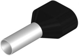 Isolierte Aderendhülse, 6,0 mm², 23 mm/12 mm lang, schwarz, 9037320000