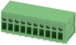 Leiterplattenklemme, 10-polig, RM 5 mm, 0,2-2,5 mm², 24 A, Schraubanschluss, grün, 1773235