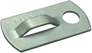 Befestigungssockel, Aluminium, silber, (L x B x H) 25.4 x 12.7 x 3.6 mm