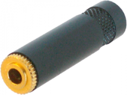 3.5 mm Klinkenkupplung, 3-polig (stereo), Lötanschluss, Metall, NYS240BG