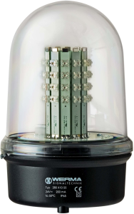 LED-Hindernisfeuer, Ø 142 mm, rot, 230 VAC, IP65