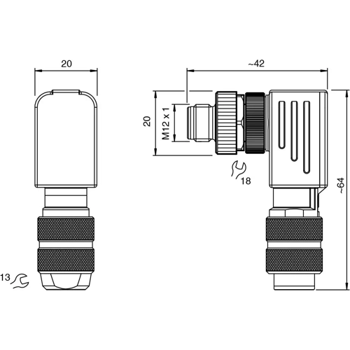 211366 PEPPERL+FUCHS Sensor-Aktor Rundsteckverbinder Bild 2
