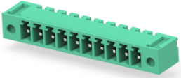 Leiterplattenklemme, 10-polig, RM 3.81 mm, 0,05-2 mm², 11 A, Stift, grün, 1-284541-0