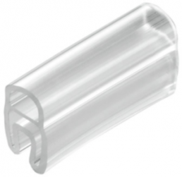 PVC Kabelmarkierer, beschriftbar, (B x H) 15 x 14 mm, max. Bündel-Ø 10 mm, transparent, 1806240000