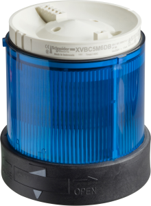 Dauerlicht, blau, 250 VAC, Ba15d, IP65/IP66
