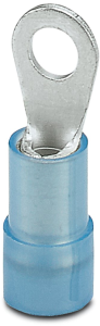Isolierter Ringkabelschuh, 1,5-2,5 mm², AWG 16 bis 14, 3.7 mm, M3,5, blau