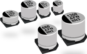 Elektrolytkondensator, 560 µF, 35 V (DC), SMD, Ø 10 mm