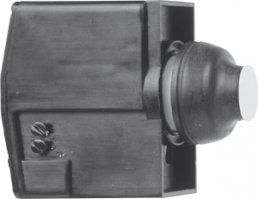 Drucktaster, Muffen-Drucktaste, schwarz, XEAB15361
