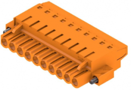 Stiftleiste, 10-polig, RM 5.08 mm, gerade, orange, 1844070000