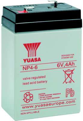 NP4-6 Yuasa Bleiakkus, Lithium-Ionen-Akkus Bild 1