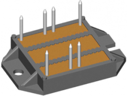 Littelfuse 3-Phasen-Brückengleichrichter, 800 V (RRM), 100 A, ECO-PAC2, VUO98-08NO7