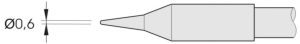 Lötspitze, Konisch, Ø 0.6 mm, (L) 9 mm, C245001