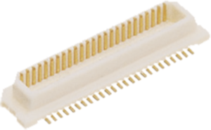 Steckverbinder, 80-polig, 2-reihig, RM 0.5 mm, SMD, Header, vergoldet, AXK680247YGJ
