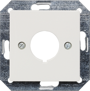 DELTA i-system Abdeckplatte für Einbaubefehlsgeräte Durchmesser 22,5mm, titan..., 5TG2568