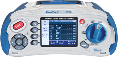 P 2755 PeakTech VDE-Tester, Installationstester, Isolationsmessgeräte Bild 3