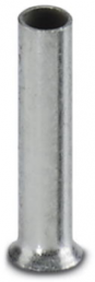 Unisolierte Aderendhülse, 1,0 mm², 8 mm lang, silber, 3202517