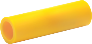 Stoßverbinder mit Isolation, 4,0-6,0 mm², AWG 11 bis 10, gelb, 27 mm