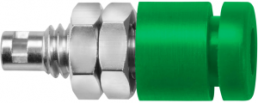 2 mm Buchse, Lötanschluss, Einbau-Ø 5.1 mm, grün, IBU 2011 NI / GN