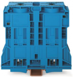 2-Leiter-Durchgangsklemme, Federklemmanschluss, 50-185 mm², 1-polig, 353 A, 12 kV, blau, 285-1184