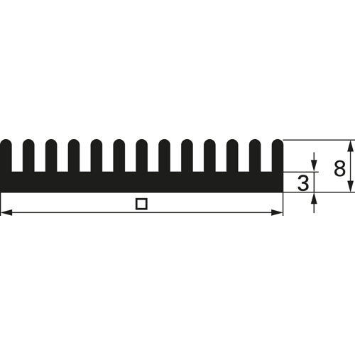 ICK SMD E22 Fischer Elektronik Kühlkörper Bild 2