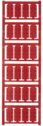 Polyamid Kabelmarkierer, beschriftbar, (B x H) 24 x 9 mm, max. Bündel-Ø 40 mm, rot, 1323470000