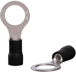 Isolierter Ringkabelschuh, 2,5-4,0 mm², 10.5 mm, M10, schwarz