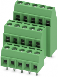 Leiterplattenklemme, 15-polig, RM 3.81 mm, 0,14-1,5 mm², 8 A, Schraubanschluss, grün, 1727764