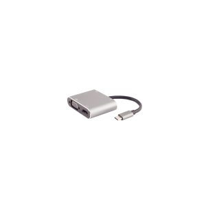 USB-C Multiport-Dockingstation, 4 Ports, grau, BS14-05026