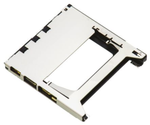 MultiMediaCard/SecureDigitalCard Steckverbinder FPS009-2409-0, Push-in/Push-out