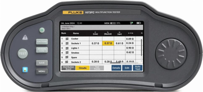 1673FC UK/FEV300 Fluke VDE-Tester, Installationstester, Isolationsmessgeräte Bild 2