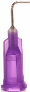 Dosiernadel, gebogen 90°, (L) 12.7 mm, violett, Gauge 21, 921050-90BTE
