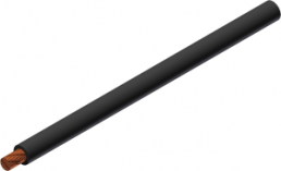 PVC-Schaltlitze, hochflexibel, FlexiStrom, 10 mm², AWG 8, schwarz, Außen-Ø 7 mm