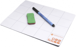 Magnetmatte mit Stift und Schwamm für Korrektur Beschriftungen, 2-119