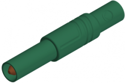 4 mm Stecker, Schraubanschluss, 0,5-1,5 mm², CAT III, grün, LAS S G GN