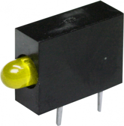 LED-Signalleuchte, gelb, 3 mcd, RM 5.08 mm, LED Anzahl: 1