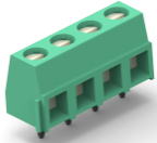 Leiterplattenklemme, 2-polig, RM 5 mm, 0,05-1,3 mm², 13.5 A, Schraubanschluss, grün, 282836-2