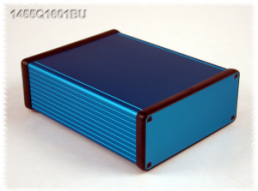 Aluminium Gehäuse, (L x B x H) 160 x 125 x 52 mm, blau, IP54, 1455Q1601BU