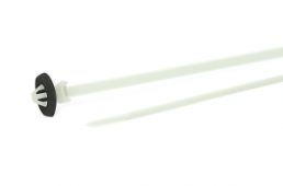 Kabelbinder mit Spreizfuß, Polyamid, (L x B) 158.8 x 4.6 mm, Bündel-Ø 1.5 bis 30 mm, natur, -40 bis 105 °C