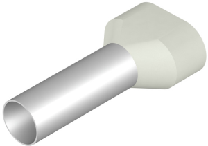 Isolierte Aderendhülse, 16 mm², 38 mm/25 mm lang, weiß, 9037740000