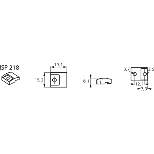 ISP 218 Fischer Elektronik Halbleiterfassungen, Halterungen Bild 2